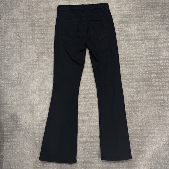 Mother The Weekender Black Flare Jean 28 - Picture 3 of 3